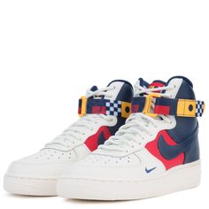 New With Box Nike Air Force 1 High-top For Sports, Multicolor Nike Air Force 1 For Sports, Nike Air Force 1 Multicolor High-top For Sports, Multicolor High-top Nike Air Force 1 For Sports, Multicolor High-top Nike Air Force 1, High-top White Nike Air Force 1 For Casual Wear, Nike Vapor Max, Nike Cleats, New Nike Air Force