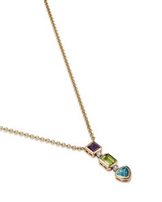 "Find Bloomingdale's Fine Collection Multi Gemstone & Diamond Pendant Necklace In 14k White & Yellow Gold, 16 Exclusive on Editorialist. Bloomingdale's Fine Collection Multi Gemstone & Diamond Pendant Necklace in 14K White & Yellow Gold, 16\" - Exclusive" Gents Ring, Pendent Necklace, Exclusive Jewelry, Black Diamonds, Diamond Pendant Necklace, Gems Jewelry, Pendant Design, Free Jewelry, Necklace Designs