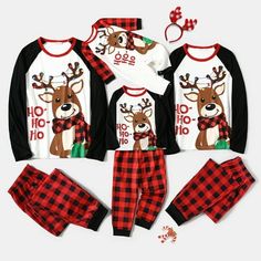 PatPat's new and exclusive brand combines fun colors, interesting patterns to create artistic, one of a kind styles the whole family will love. It can only be found on PatPat. You can search "PatPat" at Walmart to find more new styles. The Christmas season only happens once a year, but these matching family PJs will let you celebrate the holidays all year long!The perfect pair of pajamas for men, women, and kids alike, make these colorful pajamas a part of every Christmas tradition.PatPat would Red Plaid Pajamas, Cute Christmas Pajamas, Christmas Suit, Matching Family Christmas Pajamas, Christmas Pj, Christmas Jammies, Pajama Outfits, Christmas Pajama Set, Cool Christmas