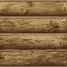 wood planks are lined up in the same pattern as each other, and they appear to be made out of logs