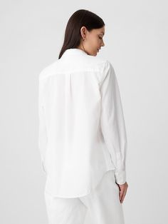 Cotton Shirt With Roll-up Sleeves And Shirttail Hem, Casual Summer Blouse With Fold Down Collar, Summer Casual Blouse With Fold Down Collar, Casual Cotton Blouse With Fold Down Collar, White Button-up Shirt With Cuffed Sleeves, White Cotton Shirt With Cuffed Sleeves, Cotton Shirt With Button Cuffs And Shirttail Hem, White Shirt With Cuffed Sleeves And Shirttail Hem, Cotton Button-up Shirt With Cuffed Sleeves