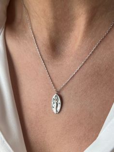 ♀️ Embrace strength and style with our Woman Power Necklace - a symbol of empowerment that radiates confidence and celebrates the spirit of resilience. Get this cute jewelry made with the high quality elements✨ You can go with 925K Sterling Silver with the options of Gold, Rose Gold or White Gold finish Beautiful jewelry for everyone 💙 Details * 925K Sterling Silver → 14K Gold, Rose Gold or White Gold plated * Chain length is approximately 18 inches (16+2 in extender) / 45 cm (40+5 cm extender) * Time is important! You will receive your package as soon as possible 🚚 * We care about the quality of metal to make sure it will last for a long time * We use enamel technique to color the jewelry and high quality zircons only * There can be tiny differences on each item, length difference of th Dainty Oval Sterling Silver Charm Necklaces, Silver Tarnish Resistant Necklace As Gift For Mom, Everyday Silver 14k Gold Charm Necklace, Silver Tarnish Resistant Necklace For Mom, Tarnish Resistant Silver Necklace For Mom, Sterling Silver Charm Necklace With May Birthstone, Sterling Silver Tarnish Resistant Charm Necklace For Gift, Sterling Silver Engraved Necklace For May Birthstone, Silver Necklace For Everyday With May Birthstone