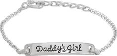 Trendy Silver Name Bracelets, Trendy Silver Bracelets With Name, Trendy Silver Name Bracelet For Friendship, Trendy Silver Personalized Bracelets, Adjustable Silver Name Bracelet With Lobster Clasp, Girls Jewelry, Kids Jewelry, Sterling Silver Bracelet, Metal Rings