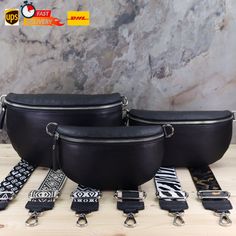 "Black Silver Zipper Women Shoulder Bag can be used as crossbody bag, belly crossbody bag, shopping bag, handbag, tote shoulder bag, daily bag, gift for girlfriend, makeup bag. It is a good gift idea for her. Shipping is free for orders of 2 or more within Germany.  You can find more products that may interest you at the following link. https://www.etsy.com/shop/BladeLeather?ref=shop_sugg_market STYLISH AND QUALITY: This lightweight crossbody bag is made of leather, soft, eco-friendly and easy to clean. It can be used as a small crossbody bag or a simple shoulder crossbody bag, very suitable for daily use. INTERNAL STRUCTURE: This shoulder bag has 1 top zipper compartment, and the top zipper compartment is smooth and easy to open and close. The interior is made of soft fabric. There is one Black Crossbody Mobile Phone Belt Bag, Black Belt Bag With Mobile Phone Holder, Black Belt Bag For Mobile Phone, Black Crossbody Chest Bag With Large Capacity, Black Satchel Belt Bag For Mobile Phone, Black Large Capacity Crossbody Chest Bag, Large Capacity Black Crossbody Chest Bag, Black Crossbody Belt Bag For Daily Use, Black Belt Bag Mobile Phone Satchel