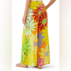 Nwot Size Aus 8 Us 4 Questions? Leave A Comment Below! Vibrant Wide Leg Spring Pants, Vibrant Pants For Spring Vacation, Vibrant Wide Leg Pants For Spring, Vibrant Orange Bottoms For Vacation, Yellow Wide Leg Pants With Elastic Waistband, Vibrant Spring Vacation Pants, Yellow Wide-leg Pants For Spring, Yellow Floral Print Vacation Pants, Yellow Wide Leg Bottoms For Spring