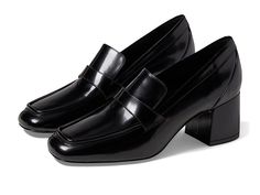 Stuart Weitzman Sleek 60 Loafer | Zappos.com Formal Square Toe Loafers For Spring, Chic Office Loafers With Reinforced Heel, Modern Medium Width Loafers For Workwear, Modern Office Loafers With Sculpted Heel, Modern Office Loafers With Reinforced Heel, Classic Patent Leather Loafers With Block Heel, Modern Loafers With Stacked Heel And Square Toe, Modern Loafers With Sculpted Heel For Work, Modern Stacked Heel Loafers For Business