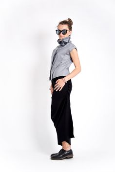 The Black linen crop top women is our favorite weekender. This linen clothing featuring a relaxed fit with an avant garde neckline and short sleeves. The Black linen crop top women has hiden front asymmetric button closure. This linen blouse women is made of lightweight linen, that is versatile for any occasion! The Black linen crop top women is designed to be comfortable and not troublesome to wear. After wearing this avant garde clothing, you will love it even more. The White linen blouse wome White Linen Blouse, Linen Top Women, Goth Shirt, Linen Shirts Women, Linen Crop Top, Linen Crops, Wide Trousers, Wide Leg Linen Pants, Linen Blouse