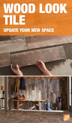 wood look tile update your new space