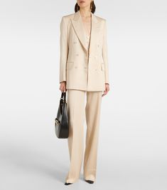 Tom Ford Clothing, Blazer Beige, Hip Length, Tom Ford, Designing Women, Double Breasted, Blazer Jacket, Clothing And Shoes, Color Design