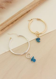 We wanted to add a pop of color to our classic hoops! These gemstone charms come in a pair of two so that you can add them to our classic hoops found here: Etta Hoop Earrings | Women's Gifts | Personalized Gifts | Handmade – Going Golden (going-golden.com) Details: Raw gemstones can vary in size and color, as no two are identical Available in 14K yellow gold-filled or sterling silver designed to fit on our Etta Hoops Hoops are sold separately Handmade in Brownsburg, Indiana Hoop Earrings With Charms For Jewelry Making, Everyday Hoop Earrings With Charms, Small Hoop Earrings With Charms For Gift, Charm Hoop Earrings As Gift, Hoop Earrings With Charms As Gift, Small Hoop Earrings With Dangling Charms, Sterling Silver Hoop Earrings With Charms, Minimalist Small Hoop Birthstone Earrings, Sterling Silver Birthstone Hoop Earrings