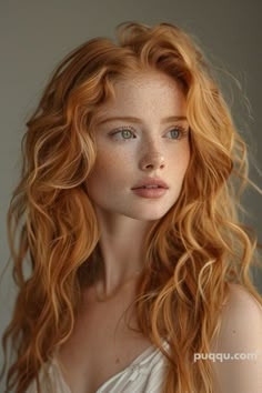 Red Hair Green Eyes, Women With Freckles, Beautiful Freckles, Ginger Women, Ginger Hair Color, Red Haired Beauty, Beautiful Red Hair, Strawberry Blonde Hair, Clear Complexion