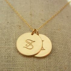 Gold Initial Necklace, Gold Letter Necklace, Gold Letter Charm Necklace, Letter Charms, Gold-Filled Gold Classic Initial Necklace With Charms, Gold Name Necklace With Round Pendant, Gold Name Initial Pendant Necklace, Everyday Gold Nameplate Charm Necklaces, Everyday Gold Nameplate Charm Necklace, Gold Name Necklace With Initial Pendant, Everyday Gold Initials Name Necklace, Personalized Gold Charm Necklace In 14k Gold Filled, Gold Name Necklace With Initials