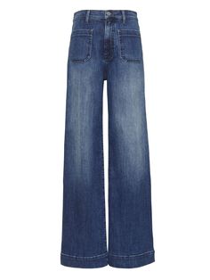 High-Rise Wide-Leg Patch Pocket Jean | Banana Republic Spring Dark Wash Flare Jeans With Patch Pockets, Spring Flare Jeans With Patch Pockets In Dark Wash, Medium Wash Wide-leg Cropped Jeans With Five Pockets, Dark Wash Wide-leg Cropped Jeans, Dark Wash Wide Leg Flare Jeans In Rigid Denim, Dark Wash Rigid Denim Wide Leg Flare Jeans, Dark Wash Wide Leg Rigid Denim Flare Jeans, Wide Leg Dark Wash Flare Jeans, Wide-leg Cropped Jeans With Five Pockets