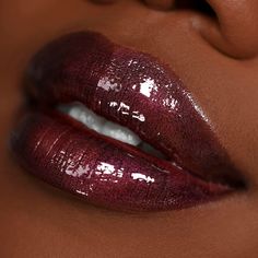 OFRA Lip Gloss - Bordeaux - An Opaque Shimmering Deep Plum / 3.5 mL. - 1.1 oz. Pour up a glass with a side of this delicious deep plum. An opaque shimmering deep plum. Have all of your glitz and wear it too in our super comfortable, high shine glosses. Never sticky and packed with good for you ingredients, keep lips healthy and avoid dry out with a blend of antioxidants, sun filters, and Jojoba Oil. Glide our yummy-scented glosses over bare lips or add shine to your favorite lipstick.Product Det Gyaru Eyes, Plum Lip Gloss, Lips Reference, Pretty Lipstick Colors, Vampy Lipstick, Winter Lipstick, Lipstick Ideas, Fall Makeup Trend, Plum Lips