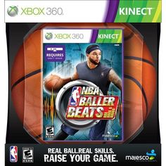 the box art for the game nba baller beat's raise your game on xbox 360