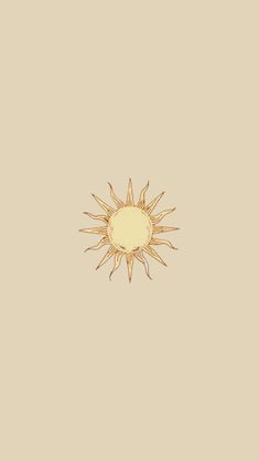 the sun shines brightly against a beige background