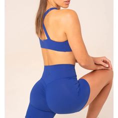 Ryderwear Color: Cobalt Size: Small Compressive Blue Bottoms With Built-in Shorts, Sporty Blue Bottoms With Contoured Waistband, Blue Activewear With Contoured Waistband, Blue Athleisure Shorts With Contoured Waistband, Athleisure Blue Shorts With Contoured Waistband, Sporty Blue Shorts With Contoured Waistband, Blue Workout Bottoms With Contoured Waistband, Blue Compressive Bottoms With Built-in Shorts, Blue Fitted Athletic Shorts For Running