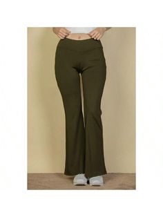 Introducing our "Elegant Flow" High Waisted Flared Pants, a must-have staple for every fashion-forward wardrobe. These pants offer a perfect blend of style and comfort, crafted from a soft, sleek, and medium-weight stretch novelty premium knit fabric.Key Features:
- Fabric: Soft, sleek, and medium-weight stretch novelty premium knit
- Fit: High waisted with a flattering flared leg silhouette
- Color Options: Available in classic black, navy blue, and charcoal gray
- Sizes: Available in XS, S, M, Fitted Casual Dress Pants Solid Color, Fitted Casual Dress Pants In Solid Color, Chic Full-length Sweatpants For Fall, Chic Full-length Fall Sweatpants, Versatile Solid Dress Pants, Versatile Elastane Dress Pants, Casual Fitted Wide Leg Pants For Fall, High Stretch Solid Color Pants For Fall, High Stretch Solid Pants For Fall