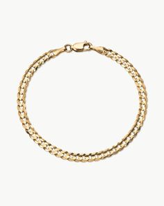 A curb chain needs no introduction. This historically timeless 4mm chain will forever be classically wearable and an ideal golden addition to any wrist's daily ensemble. Shower in it, sleep in, and never take it off. Curb Chain Bracelet, Take It Off, Jewelry Inspo, Curb Chain, Ring Bracelet, Custom Items, Chain Bracelet, Gold Chains, Ring Earrings