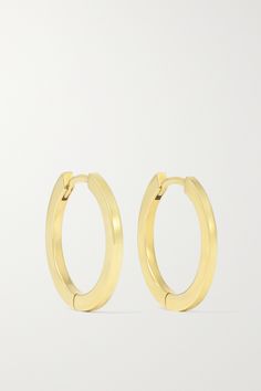 Jennifer Meyer's delicate hoop earrings feel as contemporary as they do timeless. Handmade in the designer's Los Angeles studio, this pair is crafted from 18-karat gold for a glowing finish. Wear yours solo or alongside a row of sparkly studs. Beauty Calendar, Shopping Jewelry, Jennifer Meyer, Earrings In Gold, Fine Jewellery Earrings, Gold Hoop, Gold Hoop Earrings, Net A Porter, Jewellery And Watches