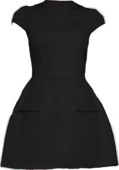 Chic A-line Mini Dress With Structured Shoulders, Chic Fitted Short Sleeve Dress, Mini Dress With Structured Shoulders For Work, Workwear Mini Dress With Structured Shoulders, Formal Short Sleeve Stretch Mini Dress, Formal Stretch Mini Dress With Short Sleeves, Fitted Mini Dress With Structured Shoulders, Classic Fitted Structured Mini Dress, Fitted Black Dresses With Structured Shoulders