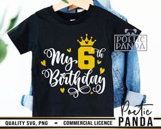 a black birthday shirt with the number eight on it