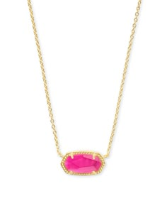 Kendra Scott Azalea Illusion, Kate Spade Necklace Kendra Scott, Kendra Scott Star Necklace Pink, Preppy Jewelry Kendra Scott, Teen Girl Necklaces, Kendra Scott Elisa Necklace Outfit, Kendra Scott Pink Necklace, Hot Pink Kendra Scott Necklace, Preppy Kendra Scott Necklace