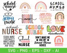 the school nurse svg files are available for use in this project