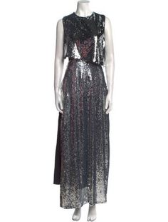 Stella McCartney Evening GownMetallic & SilverSequin EmbellishmentsSleeveless with Crew NeckConcealed Zip Closure at BackDesigner Fit: Dresses by Stella McCartney typically fit true to size. Luxury Holiday Evening Dress With Sequins, Sleeveless Contrast Sequin Gown, Sleeveless Gown With Contrast Sequin, Sleeveless Gown With Contrast Sequin For Party Season, Holiday Sleeveless Evening Dress With Contrast Sequin, Evening Embellished Sleeveless Sequin Fabric, Holiday Contrast Sequin Sleeveless Evening Dress, Sleeveless Gown With Contrast Sequin For Wedding, Sleeveless Wedding Gown With Contrast Sequin