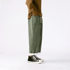 Pokku Pants – Kidoriman Casual Bottoms With Patch Pockets For Fall, Trendy Everyday Cotton Pants, Casual Ankle-length Fall Chinos, Casual Brown Baggy Harem Pants, Fall Streetwear Straight Leg Chinos, Casual Pants With Welt Pockets For Winter, Casual Brown Pants With Hip Pockets, Casual Brown Cargo Pants For Fall, Casual Winter Pants With Welt Pockets