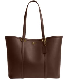 From COACH&#x2C; the Legacy Pebbled Leather Tote Bag features: A classic wardrobe staple&#x2C; this polished pebbled leather tote by COACH is always in style. LeatherSnap closureBrass-tone hardware & logo; interior zip pocketSpot cleanApprox. 11" W x 11" H x 5-.5" D (width is measured across the bottom of handbag); 1.65 lbs. approx. weightApprox. 10" L handlesImported. Coach Tote Bag Outfit, Resort Packing List, Corporate Clothes, Business Baddie, College Tote Bag, Fit Accessories, Leather Work Bag, Luxury Tote Bags, Coach Leather Bag