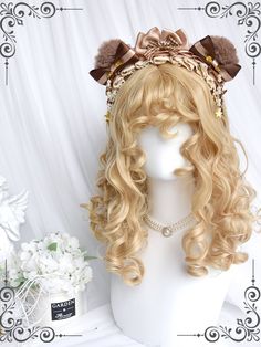 Bangs length: 10cm  Hair length: 40cm  This price is for a wig only. Wig Details:Heat-resistant Synthetic Fiber / Wavy Blonde Wavy Hair Styles, Golden Blonde Wig, Short Wavy Wig, Pretty Wigs, Cute Blonde Hair, Blond Wig, Basic Hairstyles, Cool Hair Designs, Y2k Hairstyles