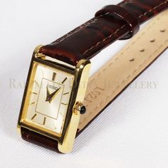 New! SEIKO Ladies Watch Quartz Rectangular Champagne Dial Gold Tone Leather SWR066 was just added to eBay. Check it out! #eBay #eBaySeller Seiko Vintage, Tank Watch, Seiko Watches, Card A, Ladies Watch, Casual Elegance, Ebay Seller, Stainless Steel Case, Accessories Watches