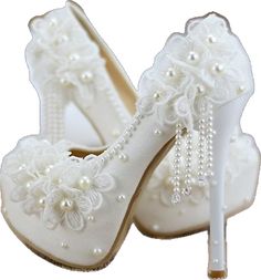 Wedding Shoes For Bride, Wedding Shoes Pumps, Shoes For Bride, Wedding Pumps, Bridesmaid Shoes, Pearl And Lace, Platform Stilettos, Womens Wedding Shoes, Wedding Heels