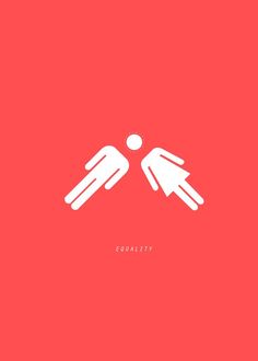 women's equality day poster with two hands touching each other