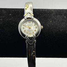 Silver & Gold Heart Watch. Fully Functional With Brand New Batteries. Fits 7 In Wrist. V Dainty Watches, Silver Watches, Antique Costume Jewelry, Heart Watch, Retro Watches, Accessories Silver, Christmas Inspo, Life Ideas, Silver Accessories