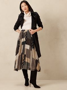 Pleated Midi Skirt | Banana Republic Spring A-line Maxi Skirt With Pleated Hem, Fall A-line Pleated Maxi Skirt, Flowy A-line Skirt For Fall, Fall A-line Skirt With Pleated Hem, Spring Midi Length Pleated Skirt, Spring Midi-length Accordion Pleats Skirt, Chic A-line Maxi Skirt For Fall, Chic Pleated Waist Maxi Skirt For Fall, Flowy Maxi Skirt For Fall Workwear