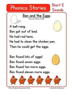 an easter poem with chickens and eggs on it, which is in the center of this page