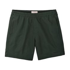 Our Cooper Lake Trunks are ideal for fishing, cooling off in mountain lakes, or any action in the water. The lightweight nylon fabric is treated to minimize water absorption, so they dry faster. The elastic waistband secures with a drawstring. One-inch slits on the outer hems help provide ease of motion. The rear pocket zips closed for security and features an elastic cord loop to secure a keyring. Mesh front pocket bags drain instantly. | Filson Cooper Lake Trunks Dark Spruce Size XL Lightweight Nylon Shorts For Outdoor, Stretch Cotton Swim Trunks With Elastic Waistband, Black Casual Swimwear For Outdoor Activities, Green Bottoms With Elastic Waistband In Recycled Polyester, Casual Black Swimwear For Outdoor Activities, Moisture-wicking Recycled Polyester Swim Trunks For Outdoor, Outdoor Moisture-wicking Swim Trunks In Recycled Polyester, Lightweight Recycled Polyester Outdoor Bottoms, Lightweight Recycled Polyester Bottoms For Outdoor