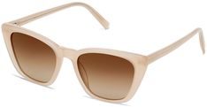 Janelle Sunglasses in Praline | Warby Parker Casual Beige Sunglasses For Spring, Beige Tinted Cat Eye Sunglasses For Summer, Summer Beige Cat Eye Sunglasses With Mirrored Lenses, Beige Mirrored Cat Eye Sunglasses For Summer, Classic Summer Cat Eye Sunglasses, Summer Clear Cat Eye Sunglasses, Elegant Polarized Sunglasses For Spring, Beige Cat Eye Sunglasses With Uv Protection For Summer, Classic Summer Cat Eye Sunglasses With Glass Lenses