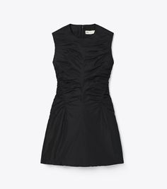 Cotton and Silk Dress: Women's Designer Dresses | Tory Burch Hoop Dress, Cotton Poplin Dress, Tory Burch Dress, Poplin Dress, Silk Mini Dress, Runway Collection, Ladies Dress Design, Clothing Dresses, Designer Outfits Woman