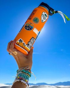 Every sticker marks a memory. Every bottle tells a story. What story does your bottle tell? #NationalStickerDay #HydroColor 📸 Photo by @lexxhidalgo Hydro Flask Aesthetic, Hydroflask Aesthetic, Unique Bottles, Girl Energy, Hydration Bottle, Wildlife Travel, Bungee Jumping