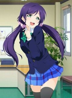 Love Live Nozomi, Nozomi Tojo, Love Live Anime, Anime School, Live Girls, Anime Songs, Love Live School Idol Project, Animated Drawings, Anime Angel