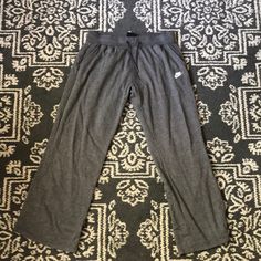 Men’s Loose Sweatpants. Never Worn, No Tag Though. Nike Relaxed Fit Bottoms For Lounging, Casual Nike Sweatpants For Lounging, Comfortable Nike Lounging Bottoms, Nike Casual Sweatpants For Lounging, Nike Gray Pants For Loungewear, Comfortable Nike Pants With Pockets, Comfortable Nike Bottoms With Pockets, Nike Gray Loungewear Pants, Grey Nike Sweatpants