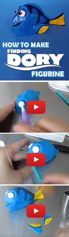 how to make finding dory figurine from finding dory