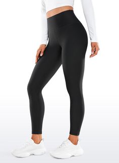 Fleece Lined Soft Collection features a water-resistant and elastic exterior & fleece lining interior that helps defend against the cold and prevent a small amount of liquid spray and splash. These winter leggings provide extra coverage to keep warm. Feature & Fitting: 
 Fleece Lined Soft Collection 
 Design for Daily wear 
 High Waist, 26.5 inches 
 Seamless waistband 
 Gusset crotch 
 Fabric: 
 Thermal fleece lined soft, ideal for winter 
 Slick finish, brick the wind and keep you warm Winter Sports Leggings Made Of Elastane, Winter Gym Leggings With Moisture-wicking, Casual Nylon Leggings In Solid Color, Sportswear Full-length Leggings With Elastic Waistband, Winter Workout Leggings With Moisture-wicking, Winter Workout Moisture-wicking Leggings, Functional Stretch Waterproof Pants, Full Length Tights With Elastic Waistband, Sporty Full-length Leggings With Comfort Waistband