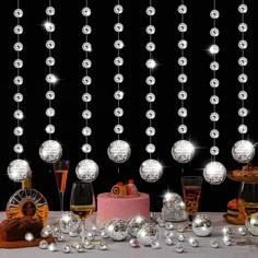 PRICES MAY VARY. Multiple Applicable Occasions: these little disco ball ornaments can be applied to adorn festivals and celebrations such as disco music themed parties, birthdays, graduations, engagements, weddings, and school dances, creating a pleasant and lively atmosphere and creating lasting memories Livening up the Atmosphere: our silver mirror ball ornaments are decorated with classic disco ball design, with mirror tiles around the spheres, giving out bright and dazzling reflections like Disco Dance Party Decorations, Disco Ball Christmas Decor, Disco Ball Decor Party, Disco Party Decorations Ideas, Disco Christmas Decorations, Disco Glam Party Decorations, Adult Christmas Party Decorations, Disco Ball Theme Party, Disco Bday Party