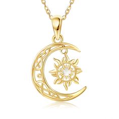 Discover the enchanting allure of our 14K Gold Pendant Necklace, meticulously crafted for women and elegantly designed with a circular moonstone centerpiece, capturing the ethereal beauty of the moon and sun in one exquisite piece. This stunning white moonstone pendant necklace, set in luxurious 14K gold, showcases a unique circular design that symbolizes the harmonious dance of the moon and sun, making it the perfect accessory to elevate any outfit with its timeless elegance and celestial charm Guardian Angel Wings, Gold Dainty Necklace, Women Gold Pendant, The Moon And The Sun, Moon And The Sun, Celestial Objects, Sun And Moon Necklace, Angel Wings Heart, Moonstone Pendant Necklace