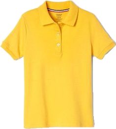 Fitted Collared Preppy Polo Shirt, Preppy Fitted Collared Polo Shirt, Fitted Preppy Collared Polo Shirt, Fitted Yellow Classic Polo Shirt, Classic Fitted Yellow Polo Shirt, Classic Solid Polo Shirt For School, Fitted Casual Polo Shirt For School, Fitted Preppy Tops For School, School Uniform Tops With Collar