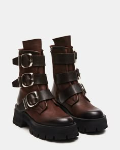 Women's Booties, Brown Brown, Shoe Inspo, Dream Shoes, Lug Sole, Shoe Care, Fall 2024, Suede Boots, Brown Boots